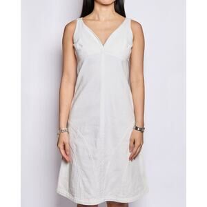 SS 2004, Chanel White Denim Dress